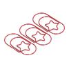 40Pcs   Paperclips Star   Rustproof Coating Multi Purpose Cute Paper Clips for Home School