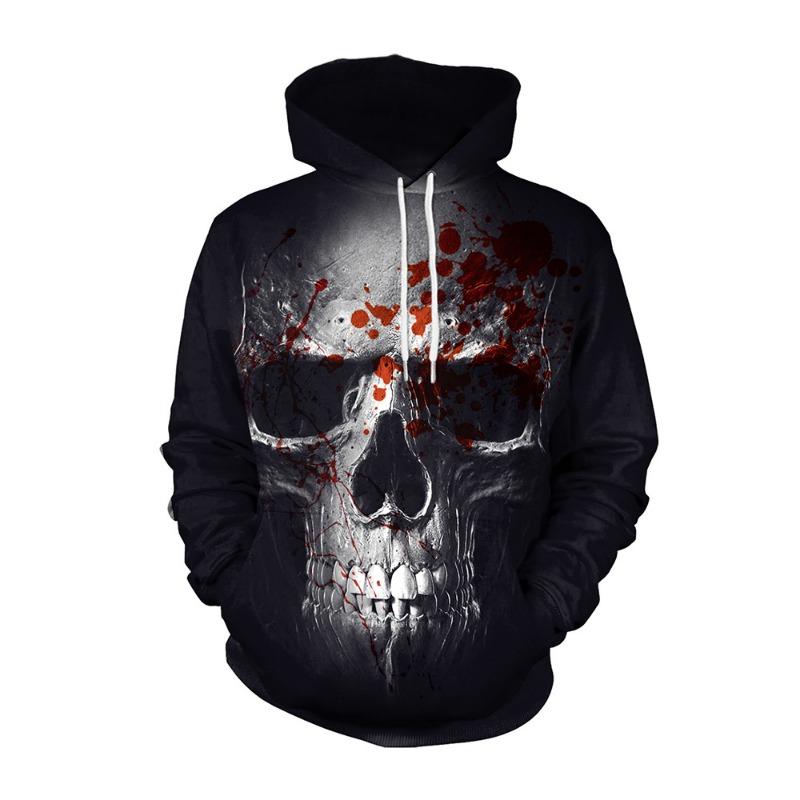 Halloween Carnival Night Printed Men's and Women's Sweatshirts Hooded Sweatshirts Couples Dress