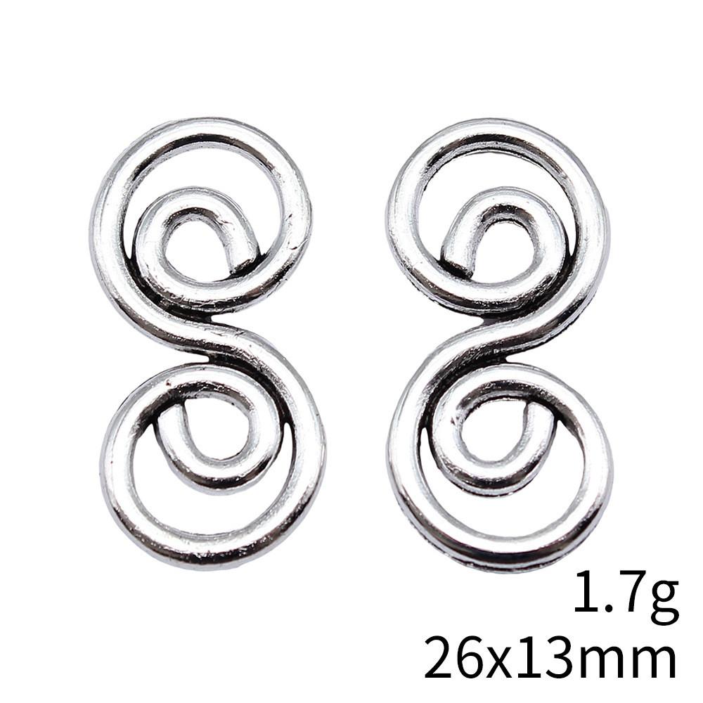 Mother's Day Charms For Bags Wave Water Drop Swirl Charms Pendant Audience Bag Pendant