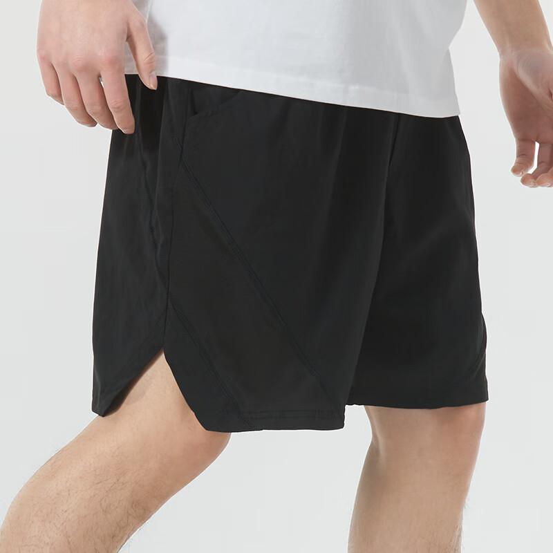 Puma Solid Color Fitness Training Running Casual Quick-Dry Breathable Woven Shorts Men Bottoms Black 521531-01