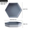 JML Melamine Hexagonal Snack Serving Platter Set (7-Piece)