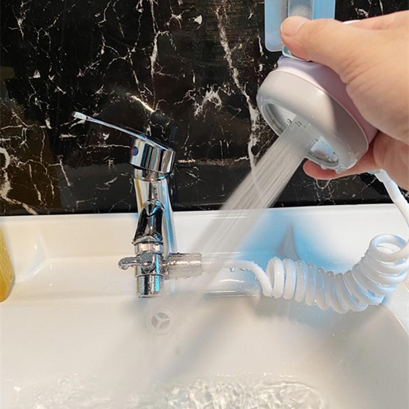 Handheld Baby Shower Head Infants Toddlers Kids Pet Bathing Mini Rainfall Spray Nozzle With Air Bubble Function