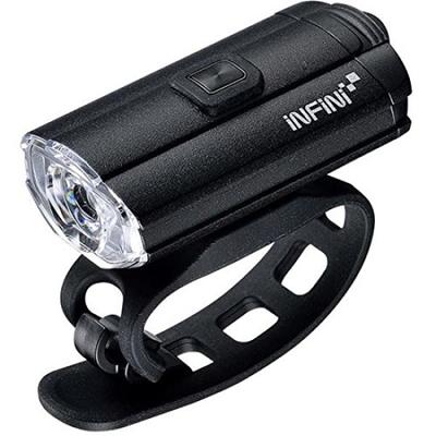 Infinitron 100 White LED USB Rechargeable Black I-280P Headlight, (LPF17100)