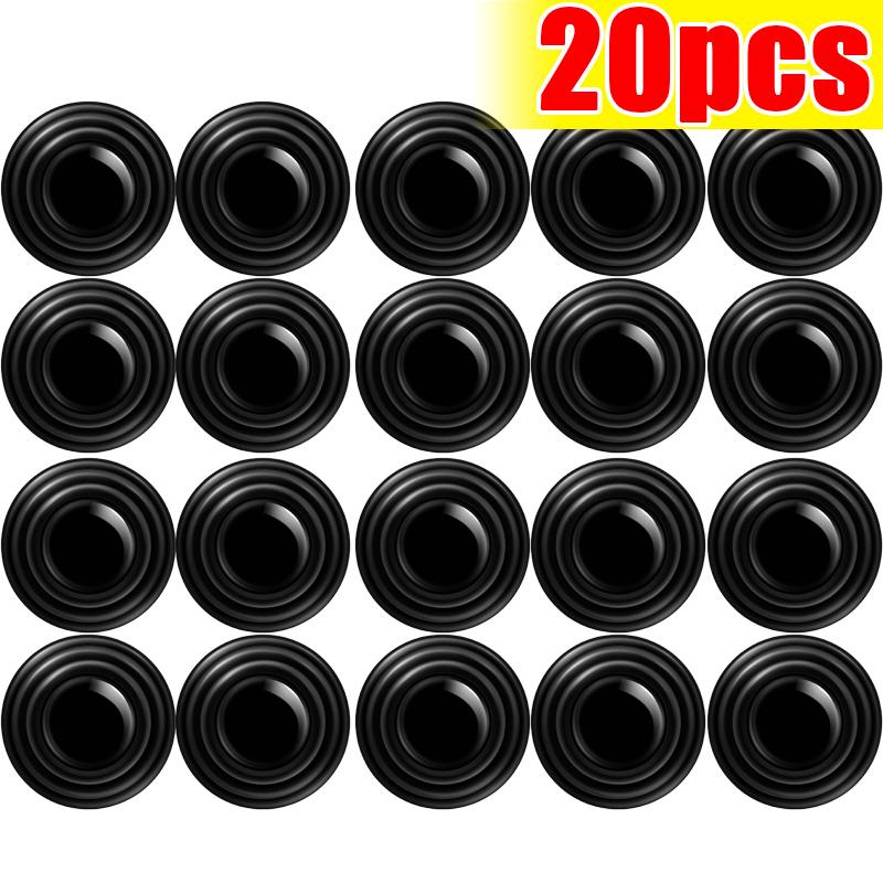 

Coussinets en Silicone Anti-Collision pour porte de voiture, joint d isolation phonique, insonorisé, antichoc, tampon en caoutchouc, autocollant 20pcs - No logo