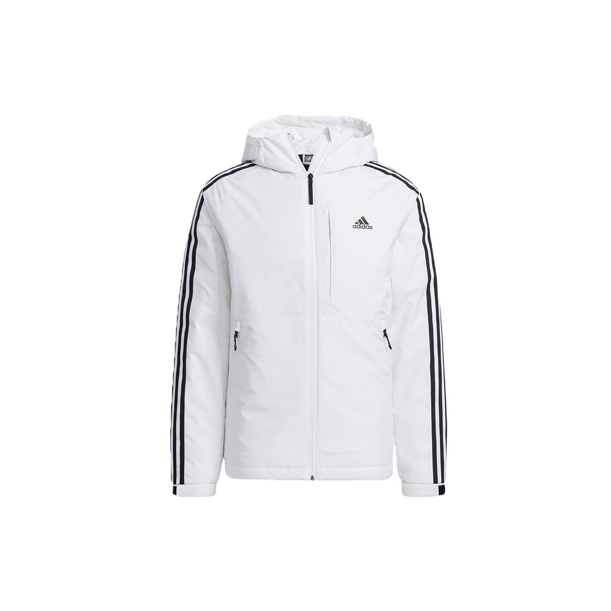 Мужская зимняя пуховая куртка Adidas 3 Stripes Белая H23089 XXL