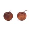 Solid Wood Apple Aromatherapy Diffuser for Home and Car - Wooden Handicraft Ornament