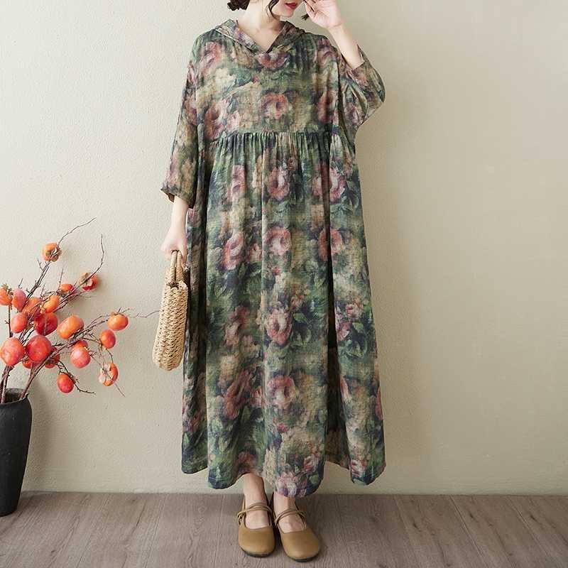 Women's Monochrome Long Dress