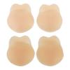 1 Pair Silicone Pasties Reusable Adhesive Pasties Cover Seamless Bust Pasty Sticky for Party Banquet