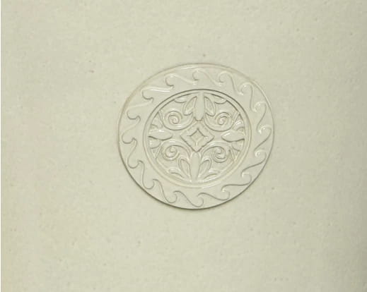 Ornamental Round Polystone Flower Pot Cover