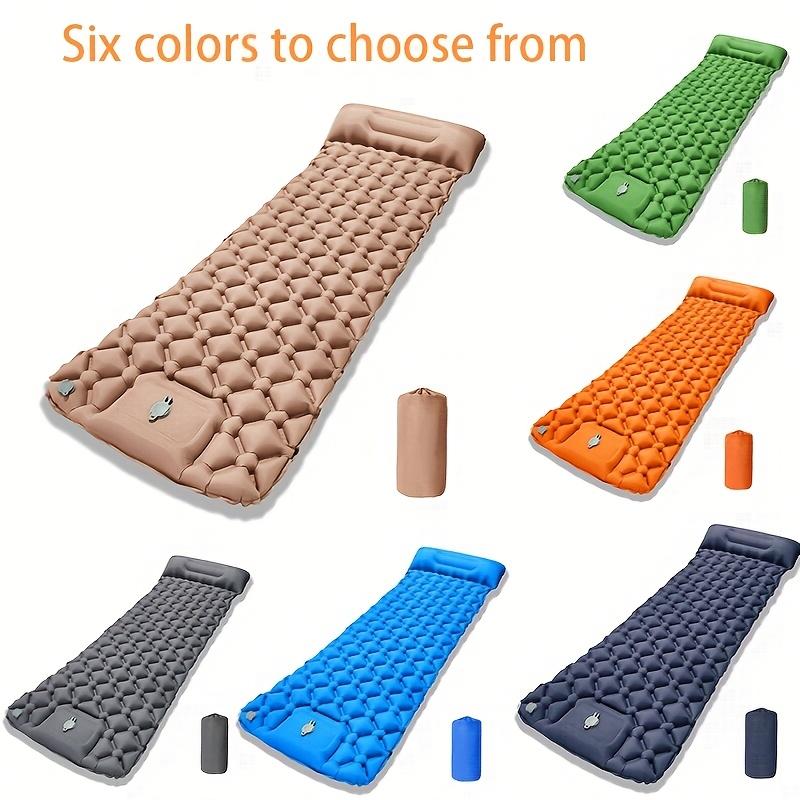 1PC Outdoor Inflatable Sleeping Pad 1Minute Quick Inflation Extra Thick Puncture‑Proof Camping Mat for Hiking Backpacking Travel