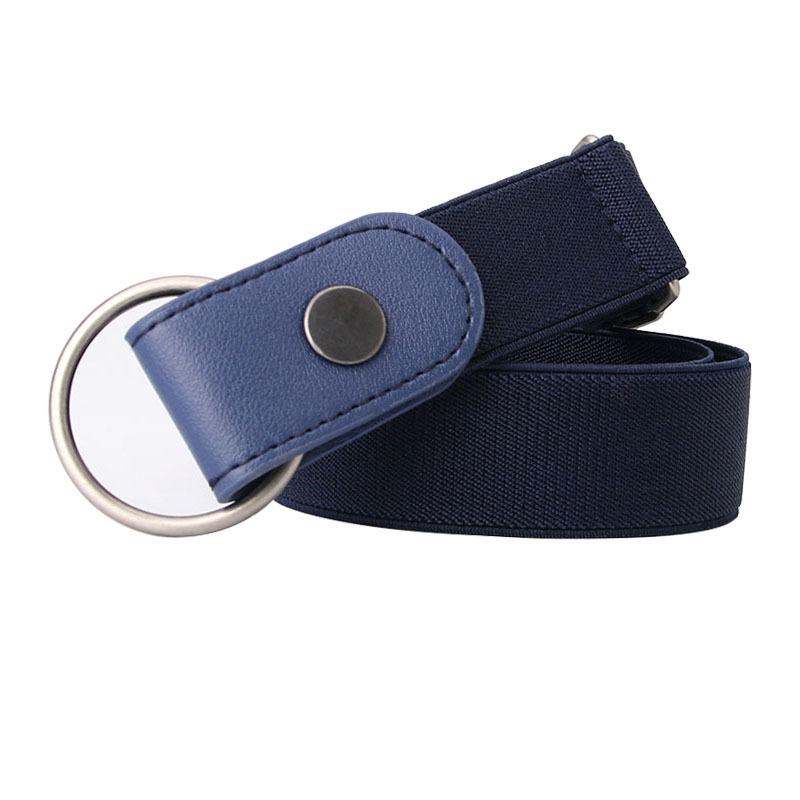 Women's Lazy Belt Elastic Waist Tight Invisible Belt Jeans Women's Ins Wind Belt Without Punching Belt
