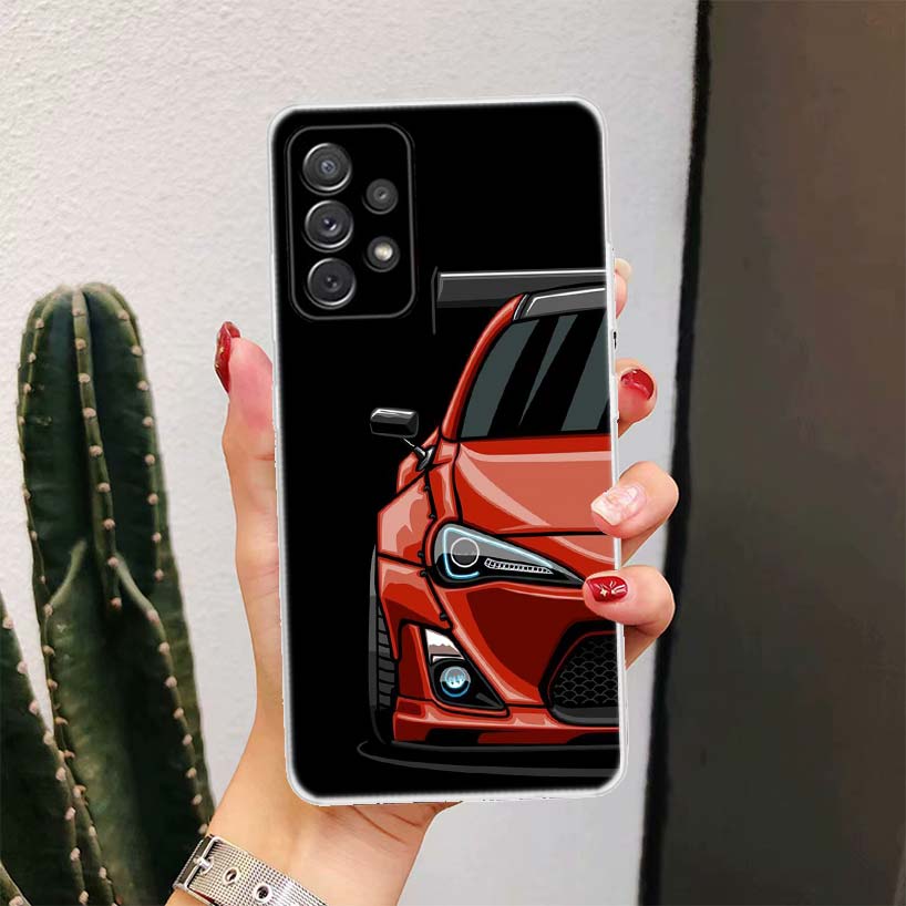 JDM Tokyo Drift Sports Car Male Men For Samsung Galaxy A16 A15 A14 A13 A56 A55 A54 A53 Phone Case A36 A35 A34 A33 A26 A25 A24 A2