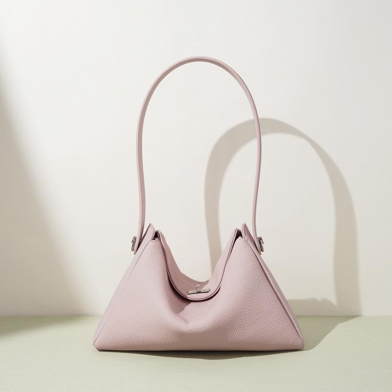 Early spring dumpling bag versatile office worker leather messenger bag commuting exquisite handbag high-end shoulder bag
