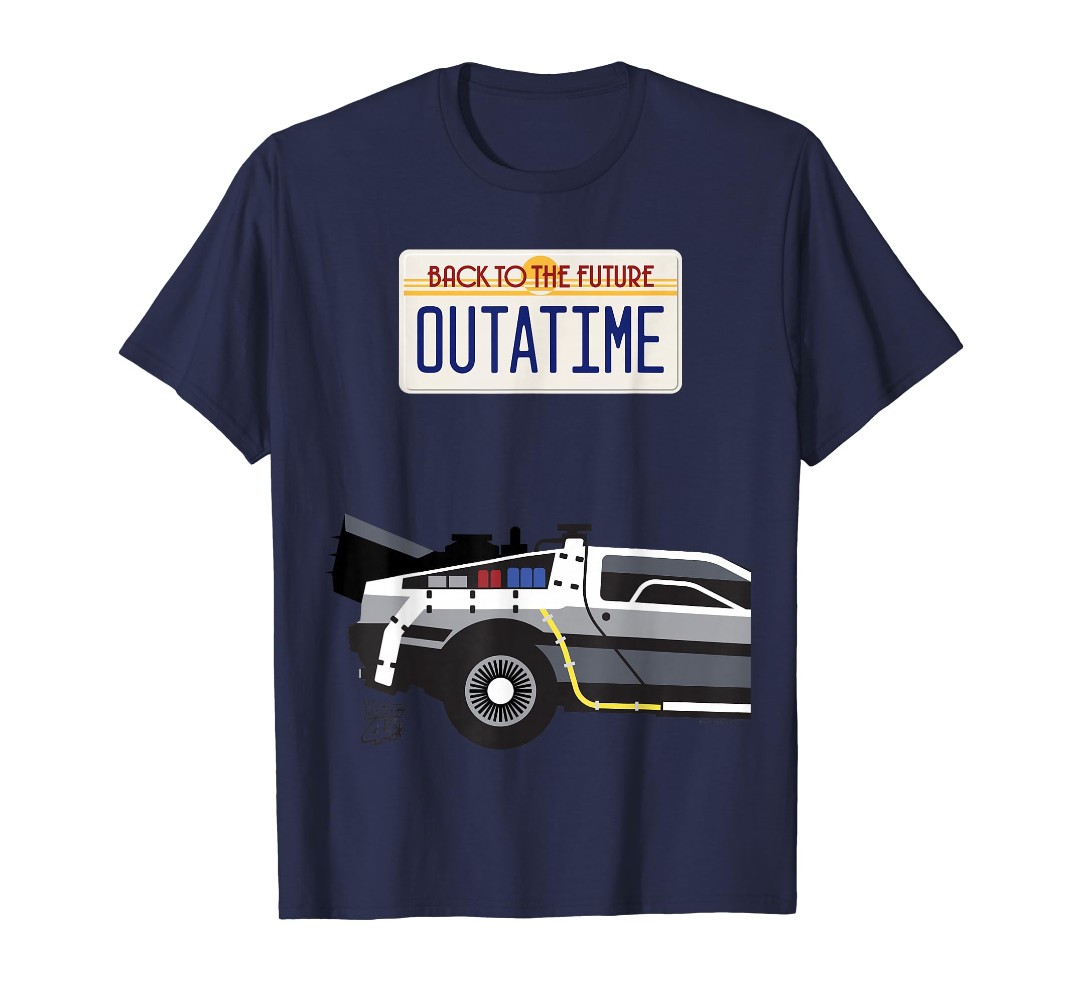

Back to the Future Outatime License Plate T-Shirt