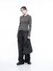 Chaenseseunoi Soft Slim Button Collar Knit Khaki/W243Tp08Ka