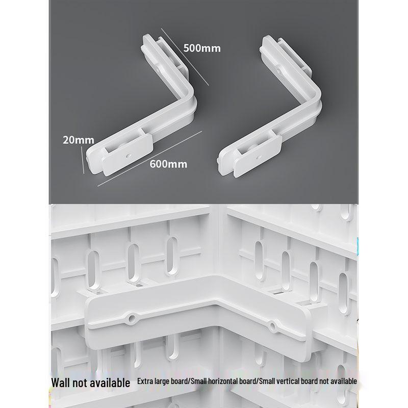 Desktop DIY Pegboard: Large Accessory Holder for Office or Home Desk, Clamp-Standing Storage, Hanging Rack, Countertop Decoration Display.