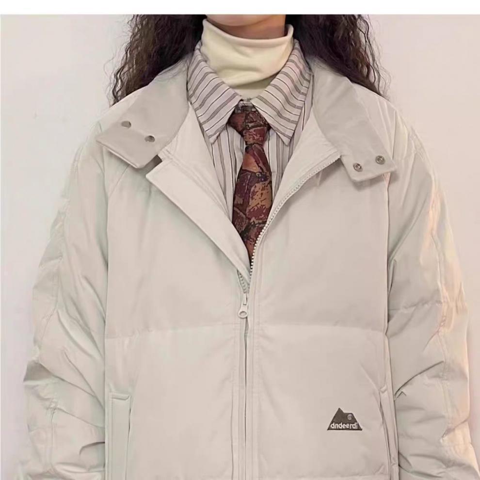 2025 Stehkragen Dicke Winter Baumwolljacke - Kurz, Locker, Koreanischer Stil Gepolsterter Brotmantel