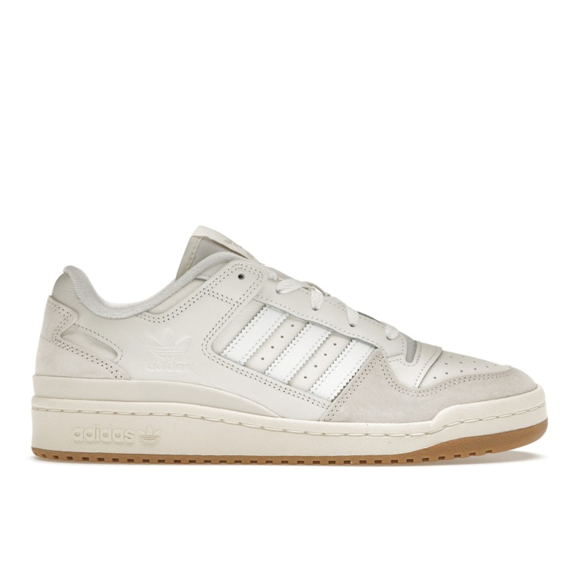 Кроссовки унисекс Adidas Forum Low Chalk White Gum Облачно-белые ID6858