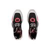 Li Ning Reburn Slip Resistant And Abrasion Resistant Coverage High top Sports Casual Shoes Mens Black Red AGBN054-1