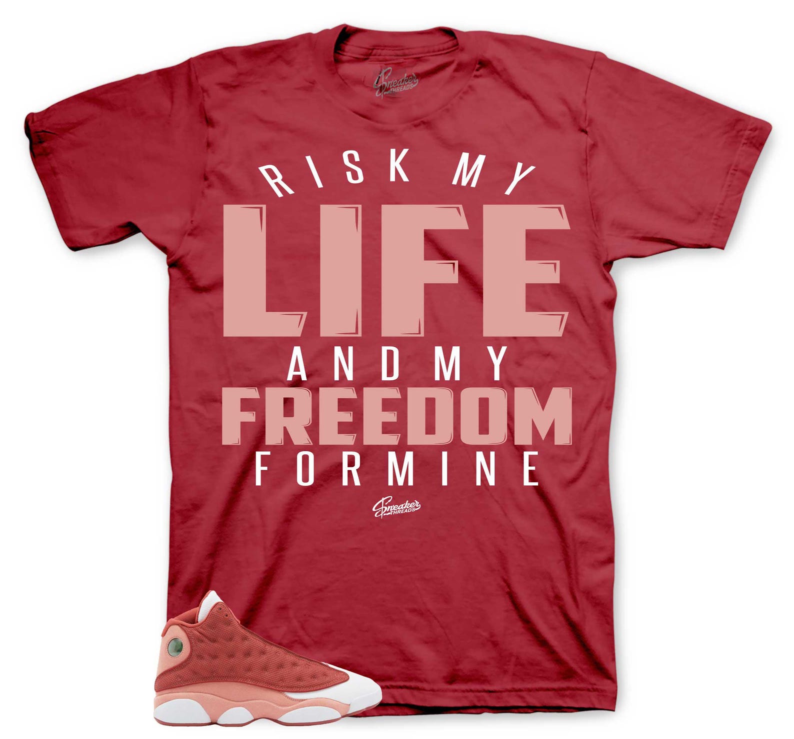 Shirts To Match Retro 13 Dune Red AJ13 - My Life Sneaker Tee M