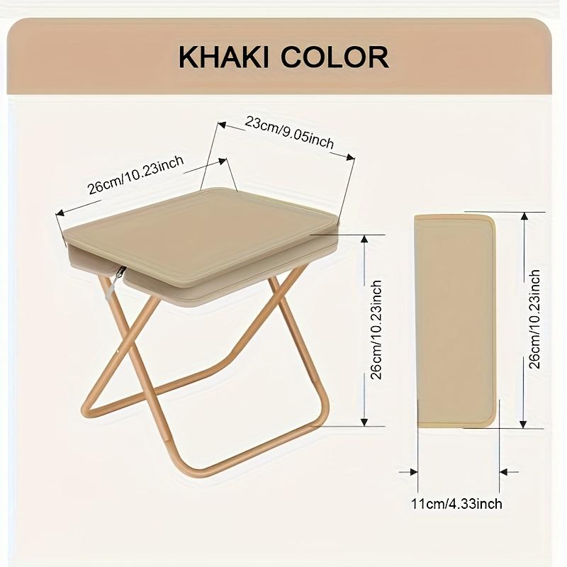 Portable Folding Pencil Stool for Outdoor Picnic, Small Folding Stool for Camping and Fishing
