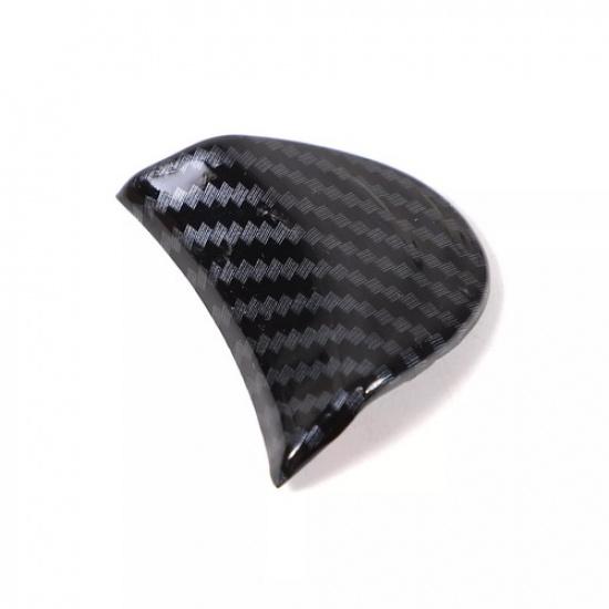 ABS Carbon Fiber Center Console Lid Button Cover Trim For Nissan 370Z 2009-