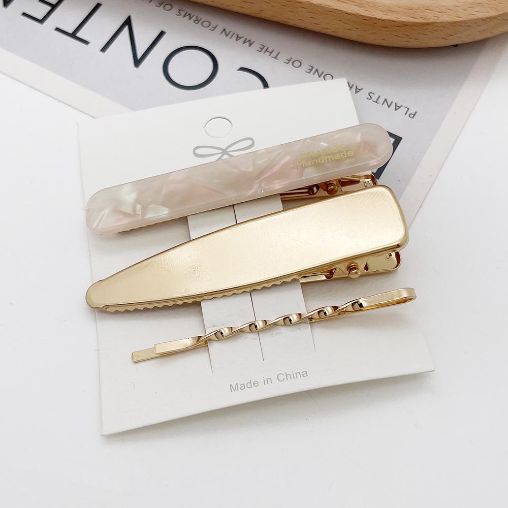 Japanese Elegant Hair Clip Set: Fashionable Duckbill Clips for Women