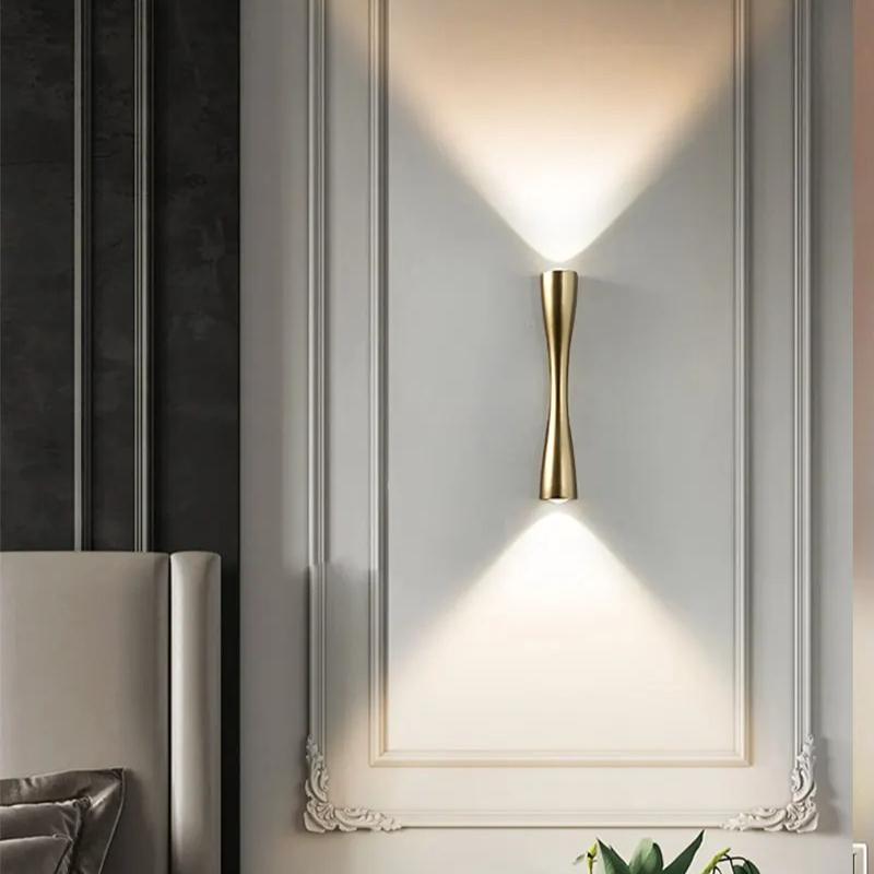 Moderne, minimalistische wasserdichte Außenwandleuchte, kreative Persönlichkeitsdekorationsleuchte, Heimbeleuchtung