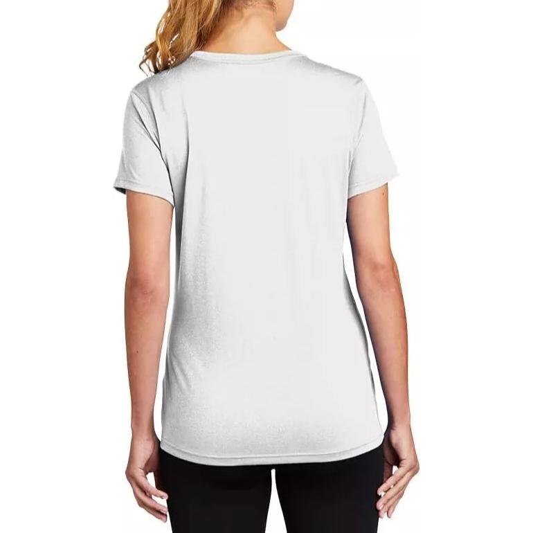 Nike Logo Print Short Sleeve T-Shirt Women Tops White CU7599-100