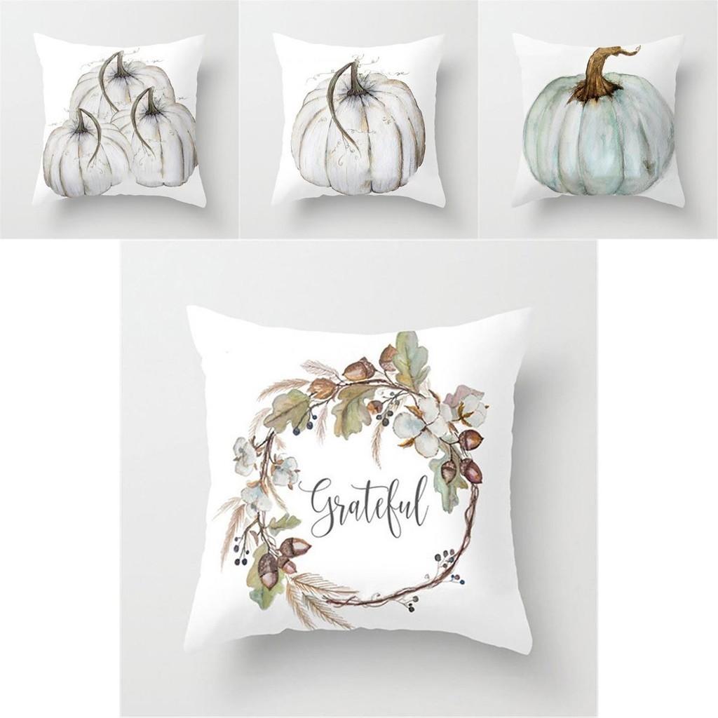 Elegant Watercolor Pumpkin Cushion Cover Pillow Case Adds Festive Charm To Any Room