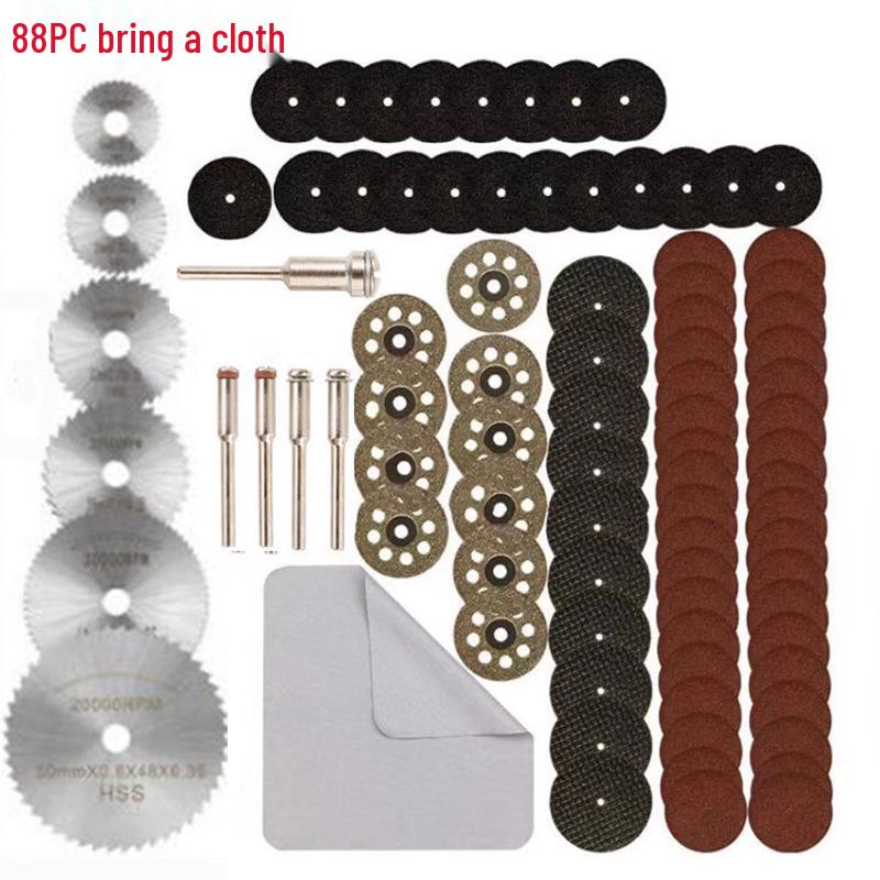 Power Drill Circular Saw Blade Set - High-Speed Steel Thin Cutting Disc for Woodworking and Electric Grinder