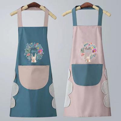 1PC Household Wipe Hand Apron PVC Overalls Apron Apron Cooking Oil Proof Unisex Kitchen