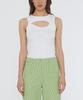 Limein (W) Jersey Cut-Out Pop White