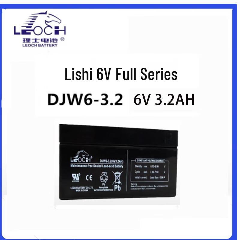 Leoch DJW6-3.2 Rechargeable Lead-Acid Battery