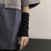 Women's Rainbow Stripe Half-Finger Cotton Dance Gloves with Sun Protection