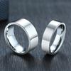 3/4/6/8mm Wide Stainless Steel Rings High Polished New Fashion Classic And Generous For Men's And Women's  Jewelry Gift