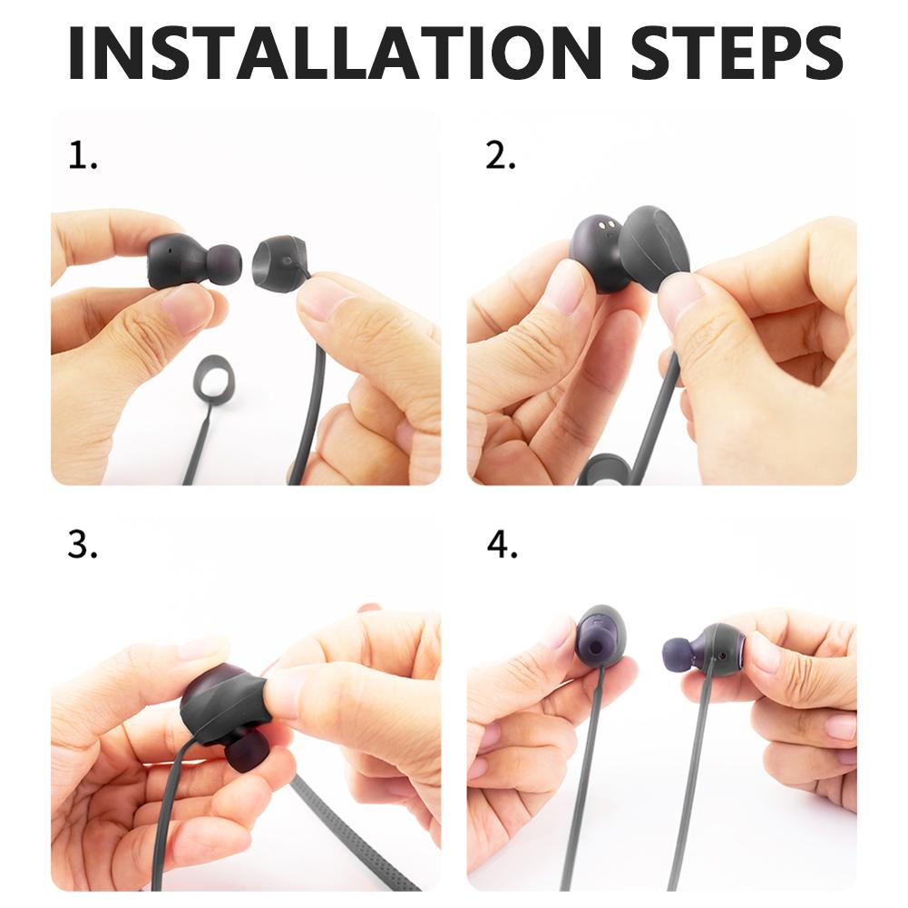 Anti-Lost Silicone Earphone Strap For JBL TUNE 115TWS Wireless Headphone Holder Cable Neck Strap Cord String Anti Lost Rope