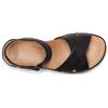 UGG Women's Zoie Sandal Black Open Toe Ankle Strap Casual Summer Sandals 1116372-BLK