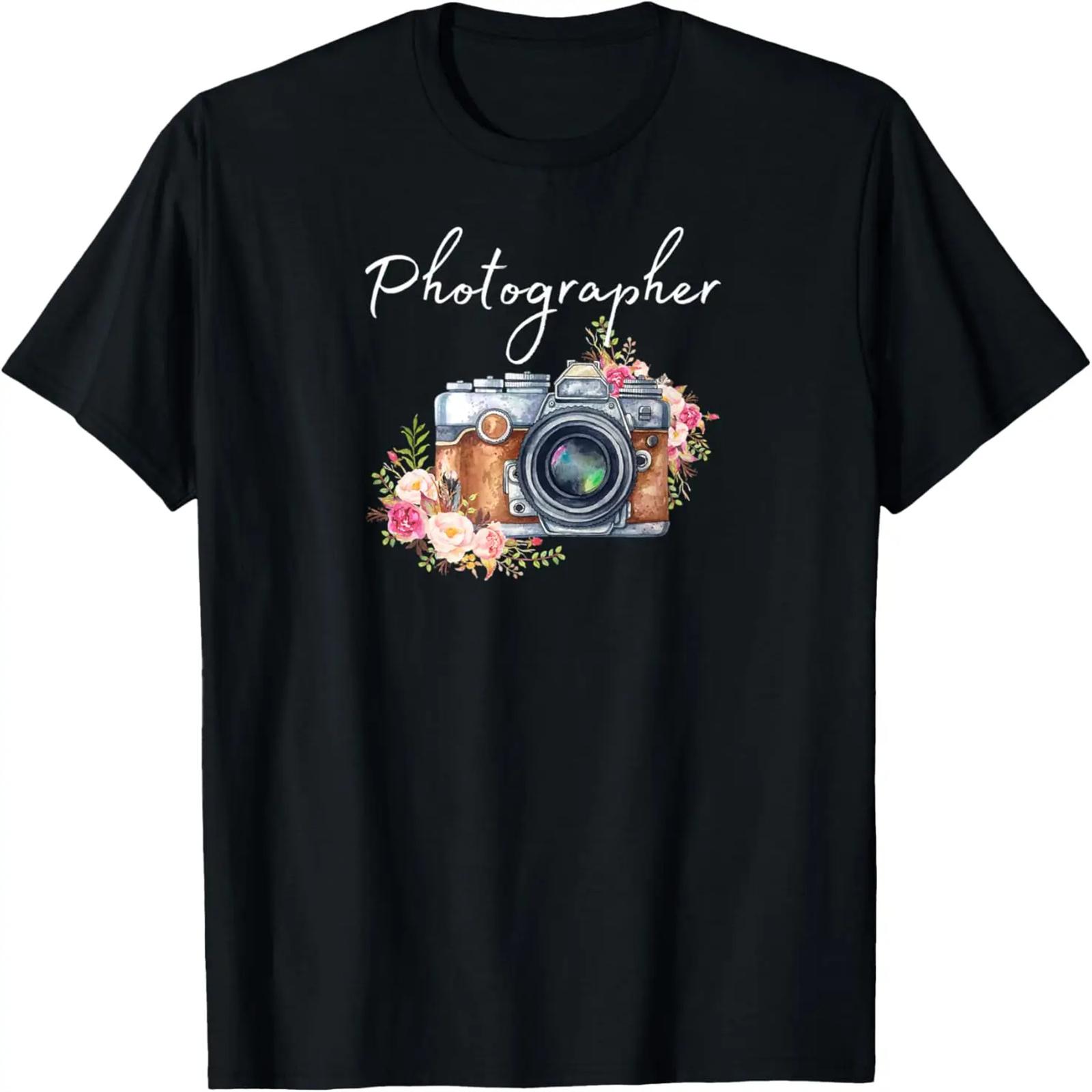 Funny Camera Photography Photographer Picture T-Shirt XXXXXL разноцветный
