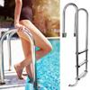 Ladder Pool Supply Stainless Steel Non‑Slip Swimming Pool Safety 3‑Step Ladder Pools Hot Tubs Supplies Pool 3‑Step Ladder
