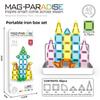 Christmas Mini Magnetic Blocks Set For Kids With Portable Iron Box Puzzle Toy For Holiday Gift