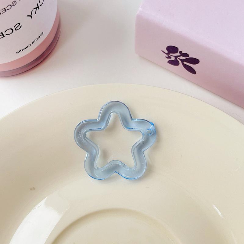 Transparent Acrylic Star Charm for Earrings, Phone Cases, and Keychains