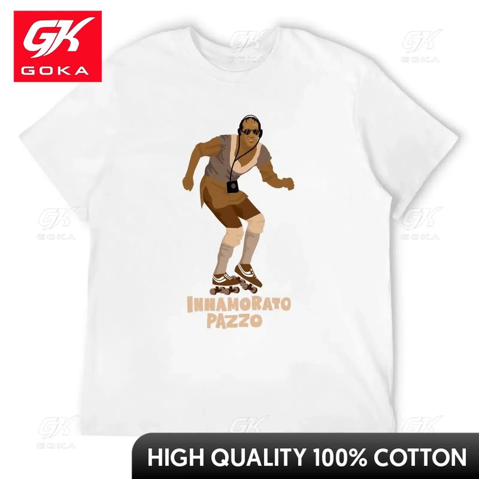 Innamorato Pazzo Tribute Adriano Celentano Classic Tea Give the Monkey Sugar TShirt Cute Funny Vintage Graphic T Shirts S