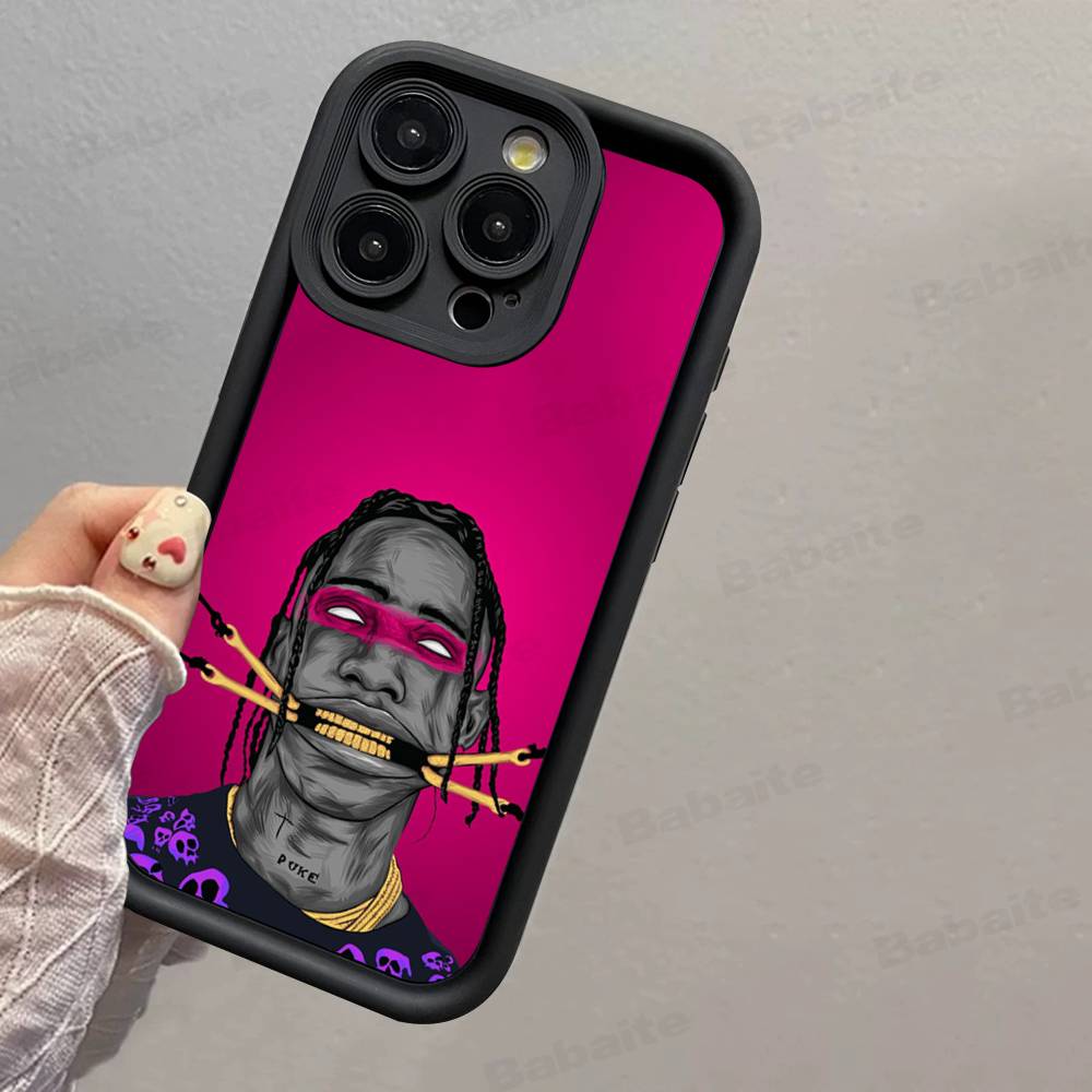 

T-Travis S-ScottS Singer Phone Case For IPhone 17 16 15 14 Plus 13 12 11 Pro Max Silicone Cover iPhone 11 pro
