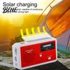Radio with SOS Alarm Hand Crank Solar Emergency Radio, LED Flashlight, Alarm, Cell Phone Charger, Portable AM FM for Outdoor Survival Camping