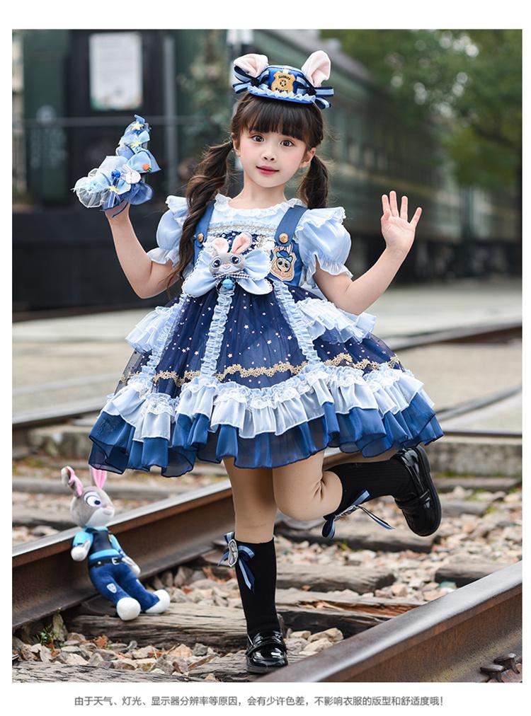 Rabbit Officer Dress Children's Dress