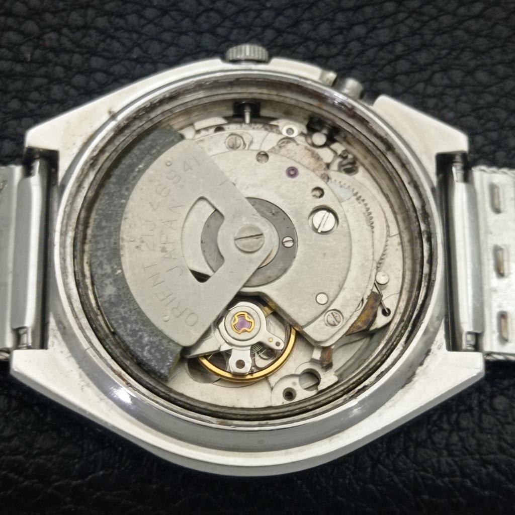 JAPAN VINTAGE ORIENT CRYSTAL AUTOMATIC 46941 MENS ORIGINAL DIAL WATCH a703448-1