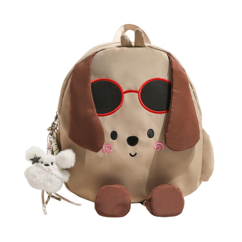 Cartoon Student Schoolbag Campus Style Backpack Lightweight Travel Backpack хаки