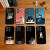 Funny Cute Cat Phone Case Silicone Soft For IPhone 17 16 15 14 13 12 11 X XR Plus Pro Max Plus