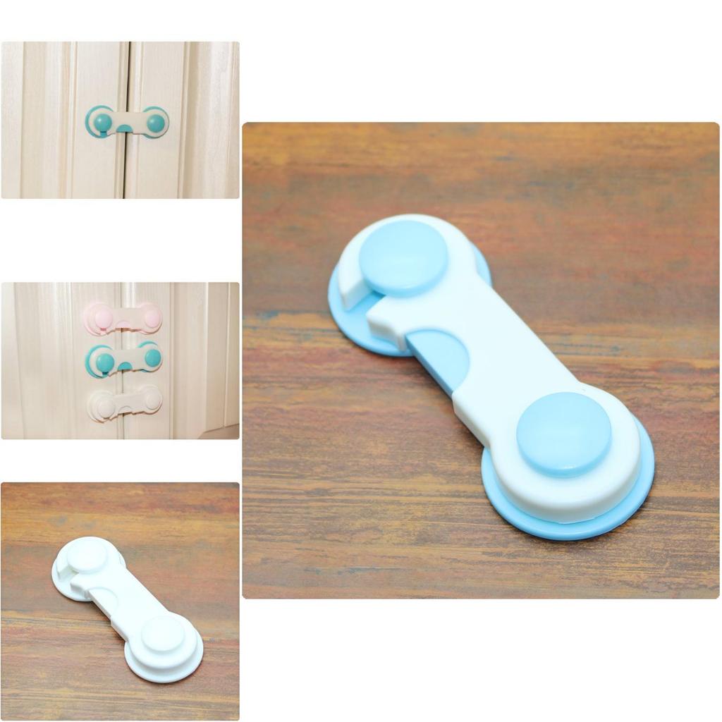 Kindersicherung für Schränke und Kühlschränke mit sicherem Design in Farboptionen